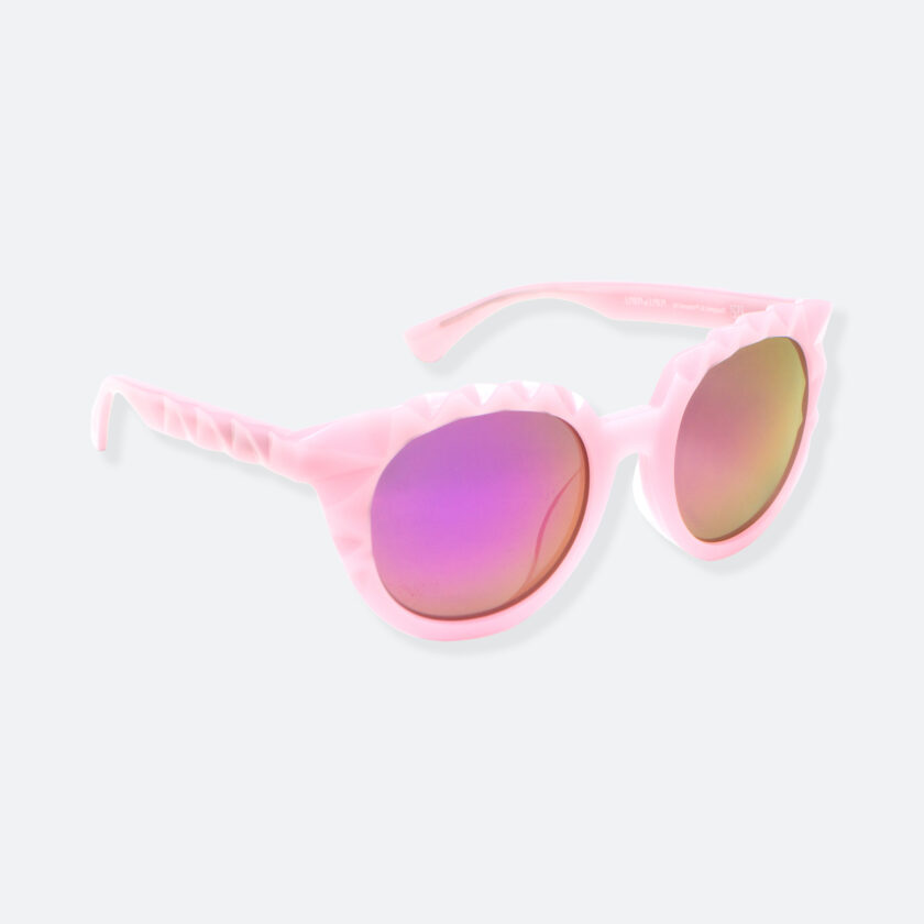 OhMart People By People - Wayfarer Acetate Sunglasses ( Diamond - Light Pink ) 2