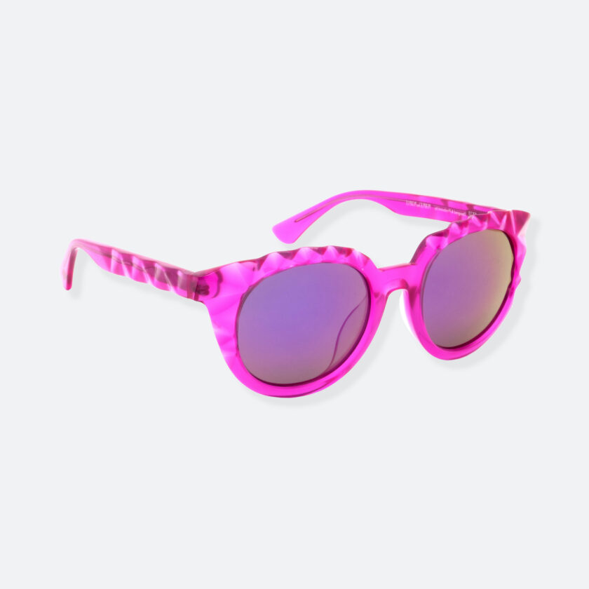 OhMart People By People - Wayfarer Acetate Sunglasses ( Diamond - Transparent Peach ) 2