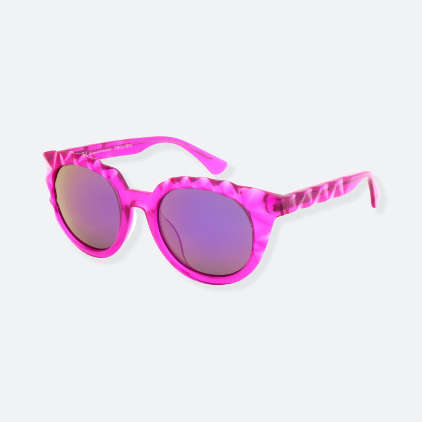 OhMart People By People - Wayfarer Acetate Sunglasses ( Diamond - Transparent Peach ) 3