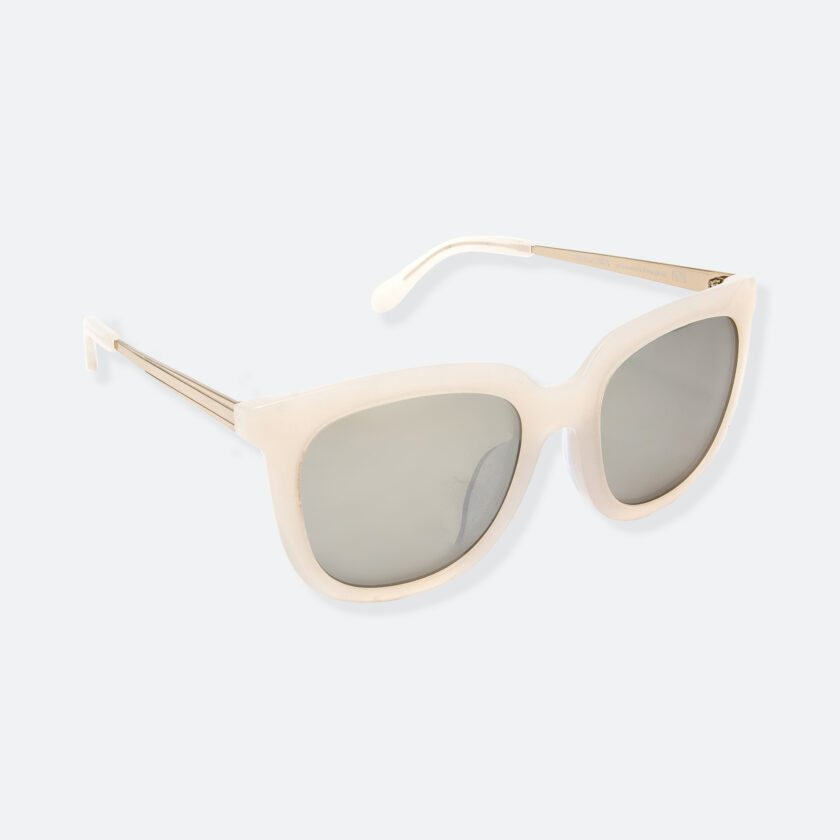 OhMart People By People - Wayfarer Bold Frame Acetate Sunglasses ( Jade - White ) 2