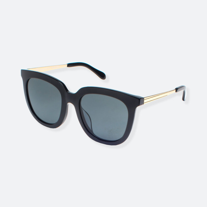 OhMart People By People - Wayfarer Bold Frame Acetate Sunglasses ( Jade - Black / Gray ) 3