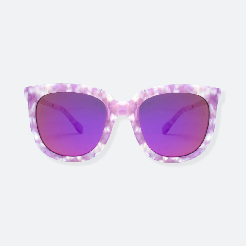 OhMart People By People - Wayfarer Bold Frame Acetate Sunglasses ( Jade - Light Purple ) 1