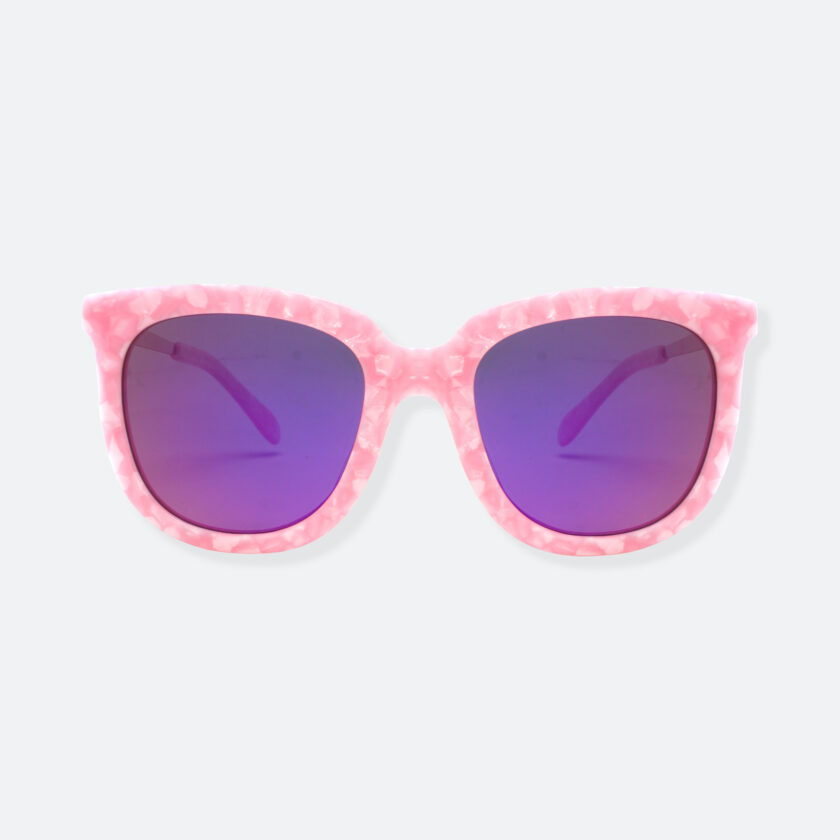 OhMart People By People - Wayfarer Bold Frame Acetate Sunglasses ( Jade - Pink ) 1