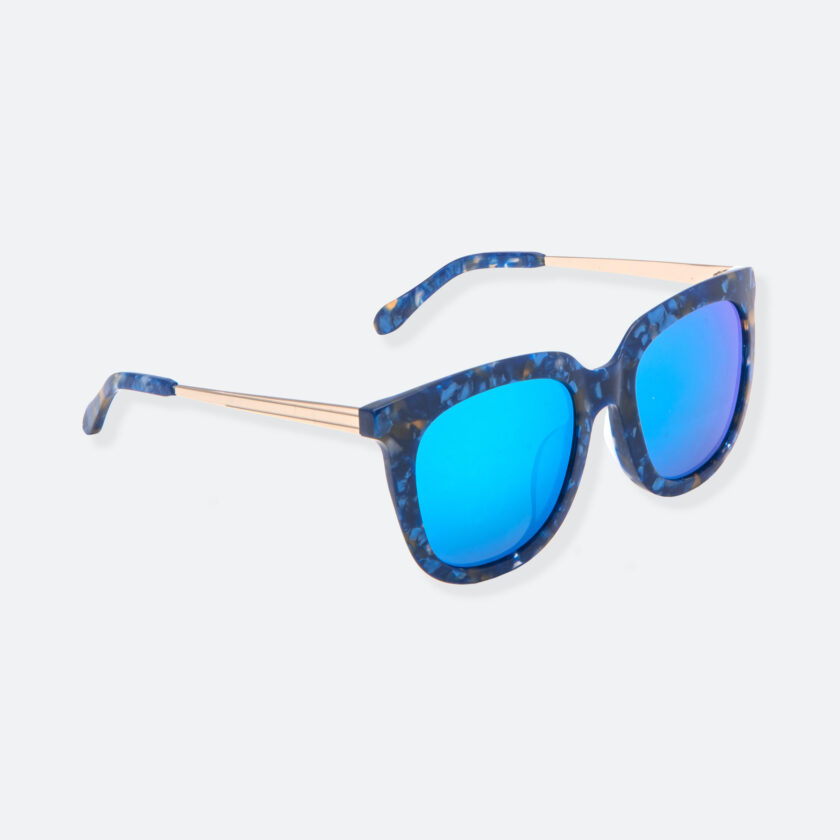 OhMart People By People - Wayfarer Bold Frame Acetate Sunglasses ( Jade - Blue ) 2
