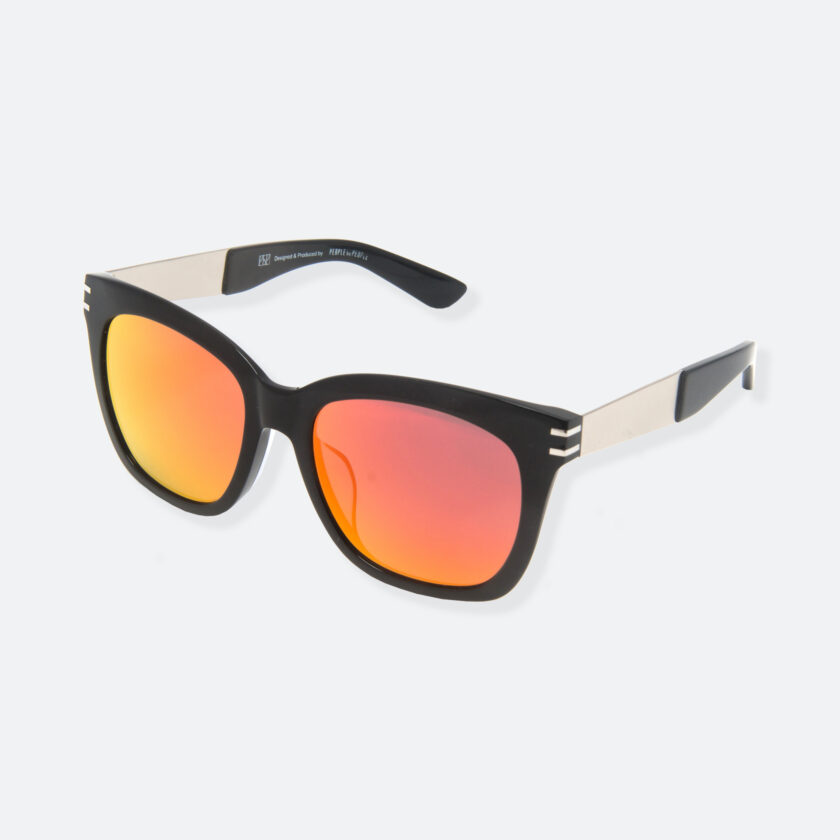 OhMart People By People - Wellington Acetate Sunglasses ( S031 - Orange / Black ) 3