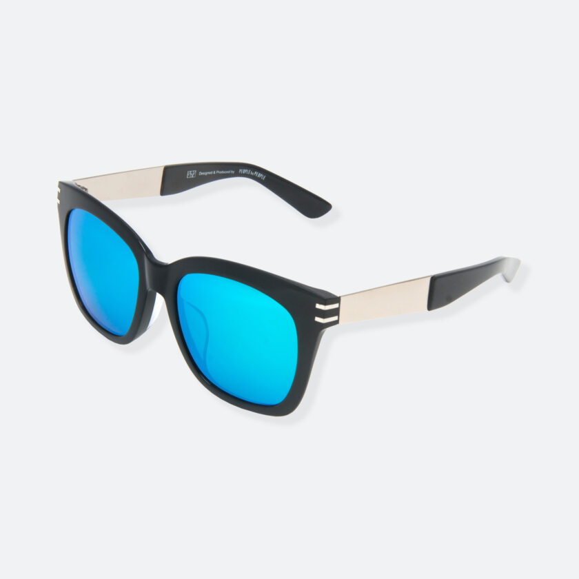 OhMart People By People - Wellington Acetate Sunglasses ( S031 - Light Blue / Black ) 3