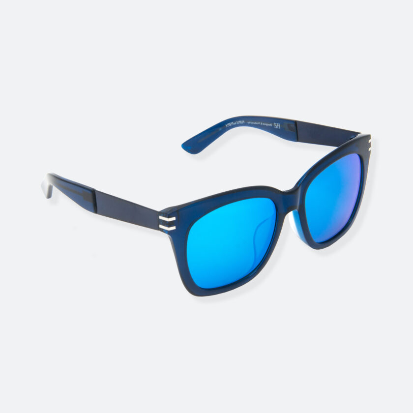 OhMart People By People - Wellington Acetate Sunglasses ( S031 - Blue / Transparent Blue ) 2
