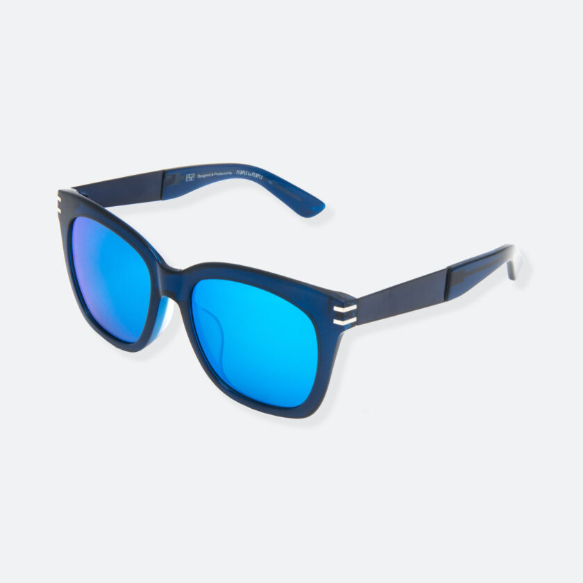 OhMart People By People - Wellington Acetate Sunglasses ( S031 - Blue / Transparent Blue ) 3