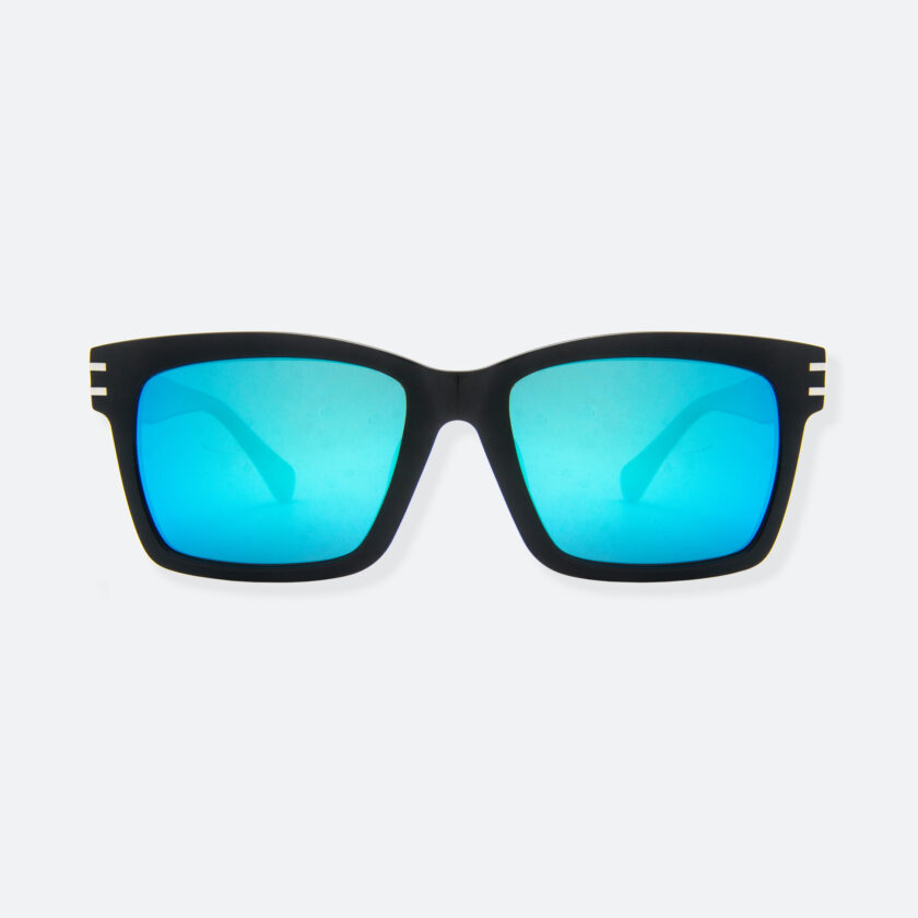 OhMart People By People - Wellington Square Sunglasses ( S033 - Blue / Black ) 1