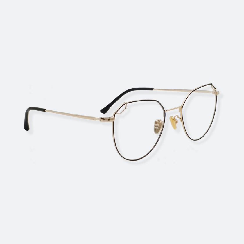 OhMart Textura – Oval Metal Optical Glasses ( TMM020 - Gold ) 3