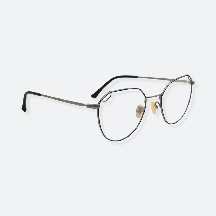 OhMart Textura – Oval Metal Optical Glasses ( TMM020 - Gun Metal ) 3