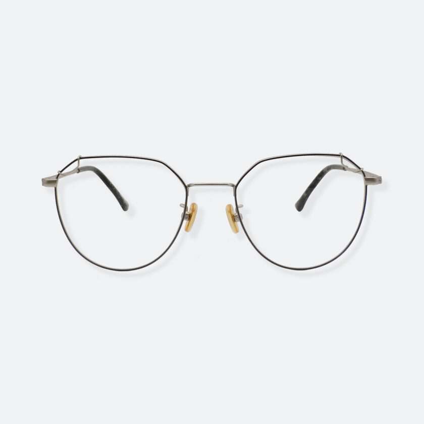 OhMart Textura – Oval Metal Optical Glasses ( TMM020 - Silver ) 1