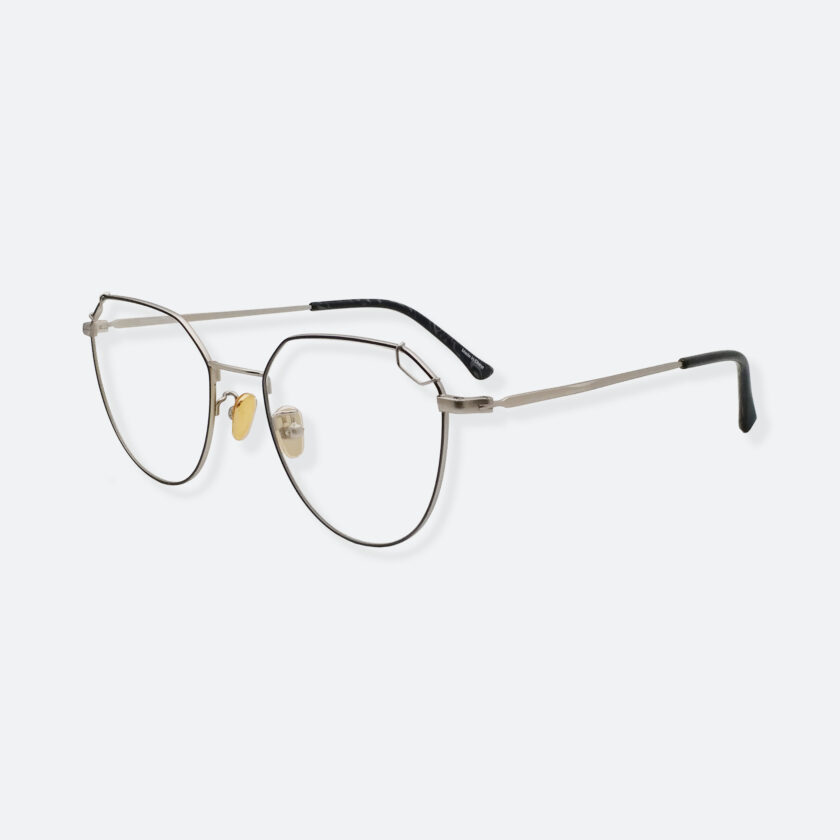 OhMart Textura – Oval Metal Optical Glasses ( TMM020 - Silver ) 2