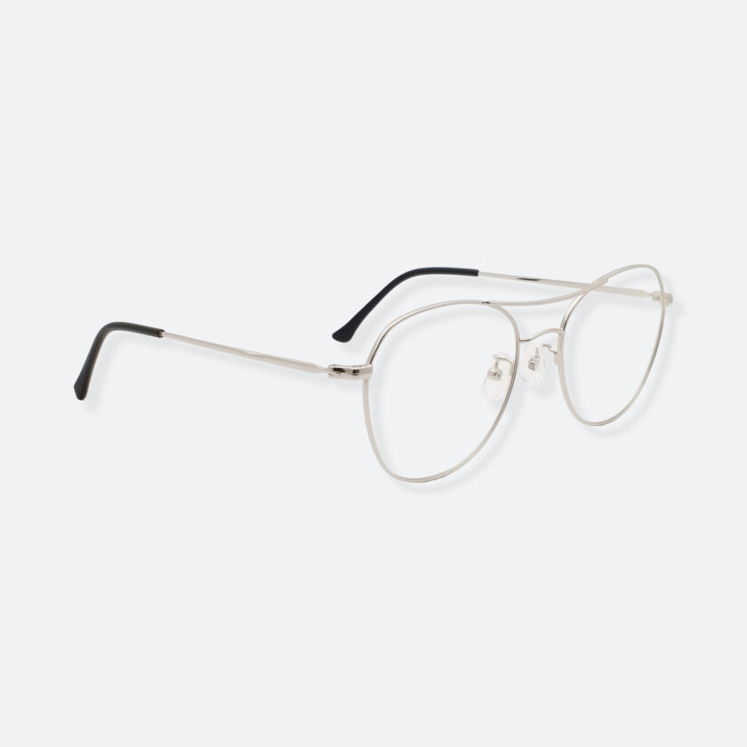OhMart Textura – Aviator Metal Optical Glasses ( TMM029 - Silver ) 3