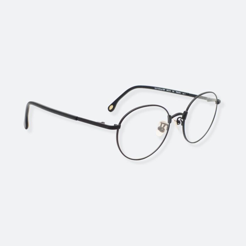 OhMart Textura – Round Metal Optical Glasses ( TMU001 - Black ) 3