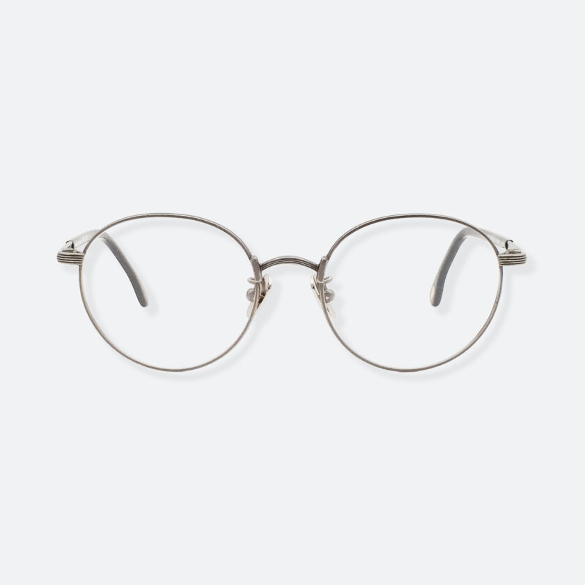 OhMart Textura – Round Metal Optical Glasses ( TMU001 - Shabby Grey ) 1