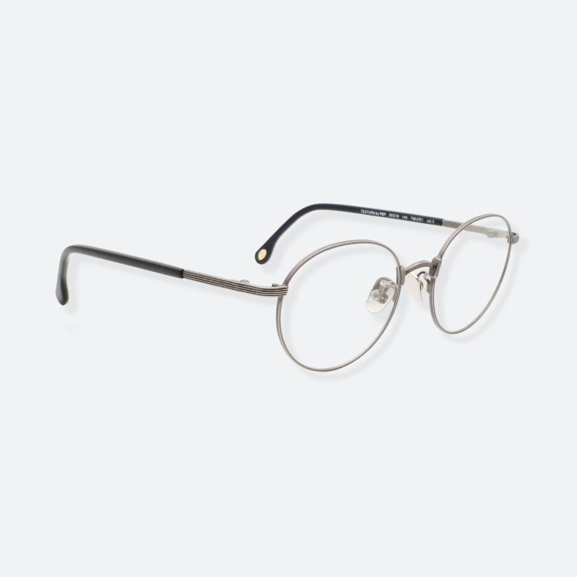 OhMart Textura – Round Metal Optical Glasses ( TMU001 - Shabby Grey ) 3