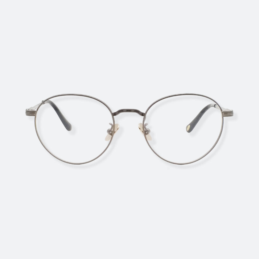 OhMart Textura - Hexagonal Oval Metal Optical Glasses ( TMU002 - Shabby Grey ) 1