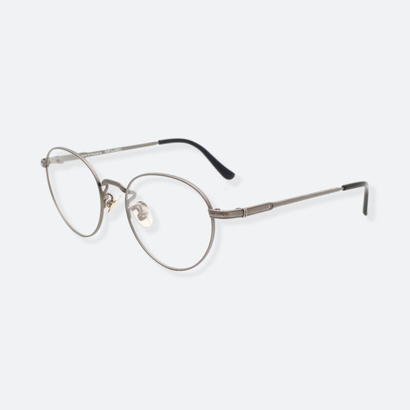 OhMart Textura - Hexagonal Oval Metal Optical Glasses ( TMU002 - Shabby Grey ) 2