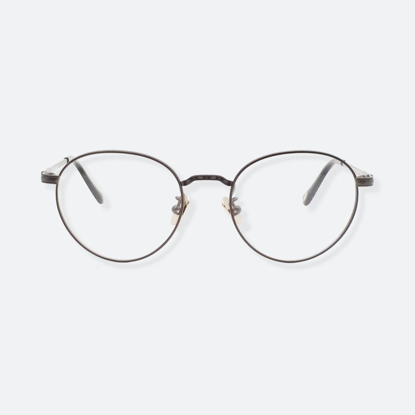 OhMart Textura - Hexagonal Oval Metal Optical Glasses ( TMU002 - Shabby Black ) 1