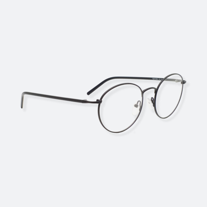 OhMart Textura - Round Metal Optical Glasses ( TMU003 - Black ) 3
