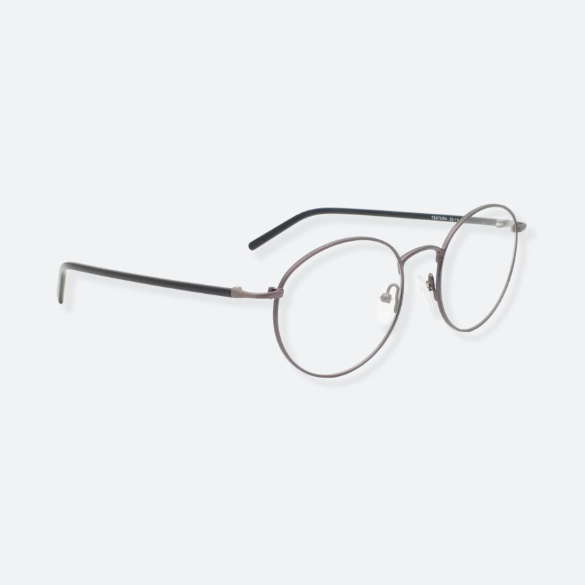 OhMart Textura - Round Metal Optical Glasses ( TMU003 - Gun Metal ) 3