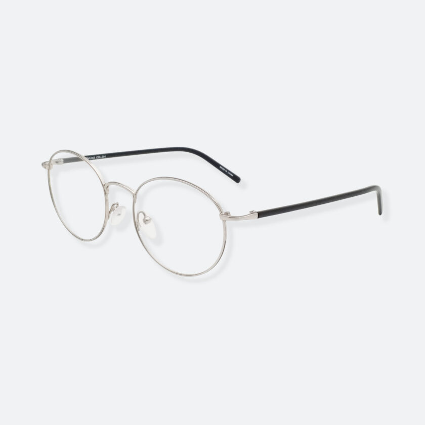 OhMart Textura - Round Metal Optical Glasses ( TMU003 - Silver ) 2