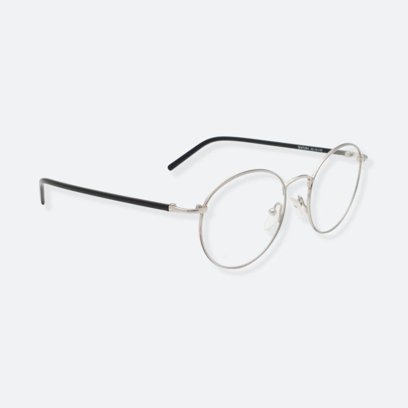 OhMart Textura - Round Metal Optical Glasses ( TMU003 - Silver ) 3