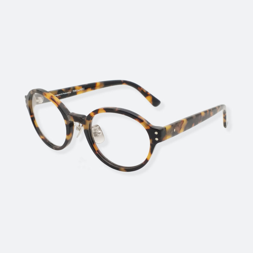 OhMart Textura - Full Framed Bold Optical Glasses ( TPU008 - Tortoiseshell - Light Brown ) 2