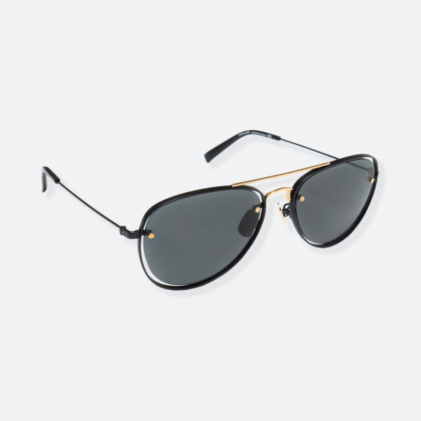 OhMart People By People - Aviator Sunglasses ( S037 - Black / Gold ) 2