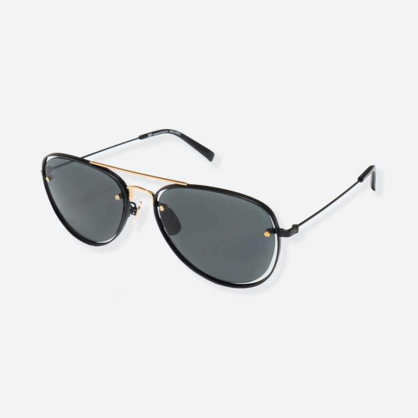 OhMart People By People - Aviator Sunglasses ( S037 - Black / Gold ) 3
