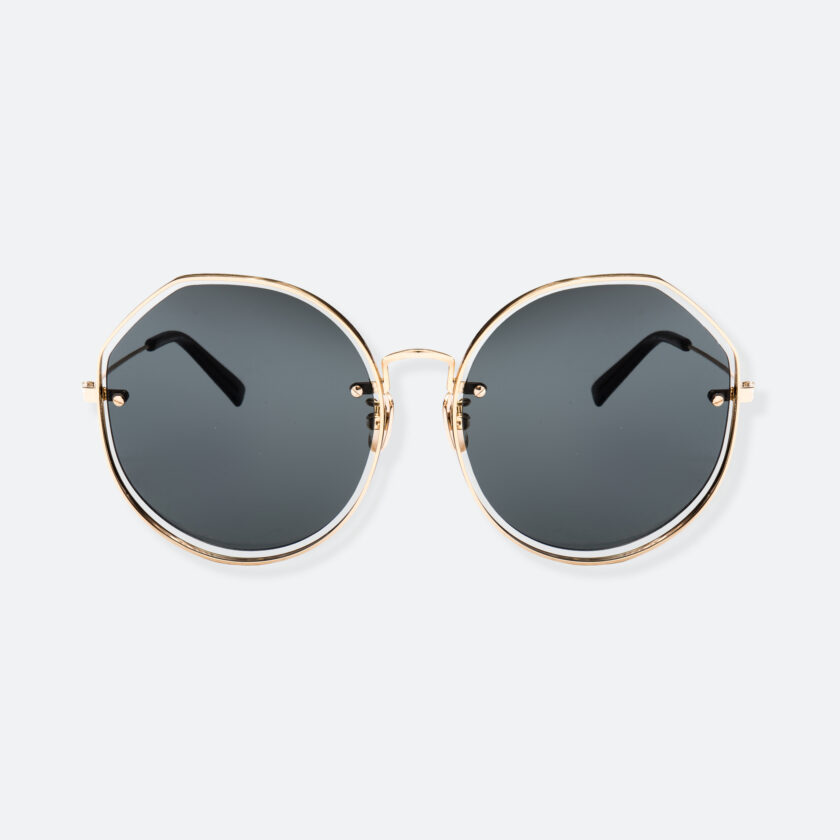OhMart People By People - Round-Shaped Aviator Sunglasses ( S038 - Gold ) 1