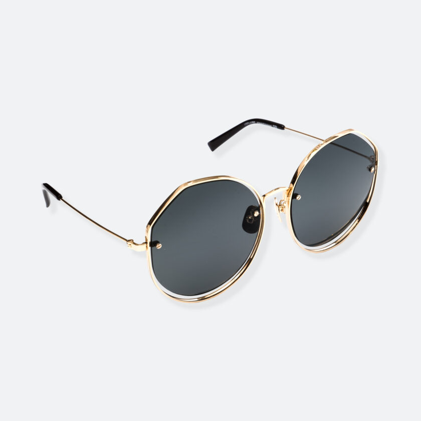OhMart People By People - Round-Shaped Aviator Sunglasses ( S038 - Gold ) 2