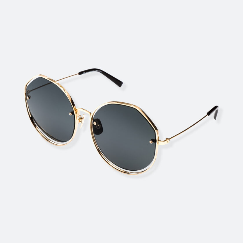 OhMart People By People - Round-Shaped Aviator Sunglasses ( S038 - Gold ) 3