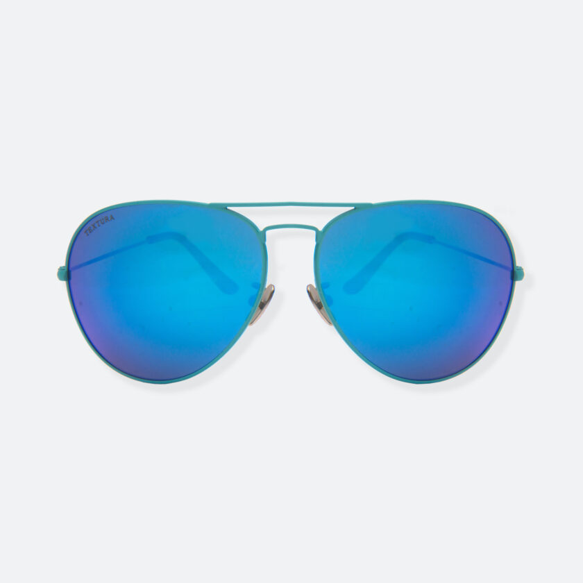 OhMart Textura - Aviator Sunglasses ( TKSG001 - Blue - Small Size ) 1