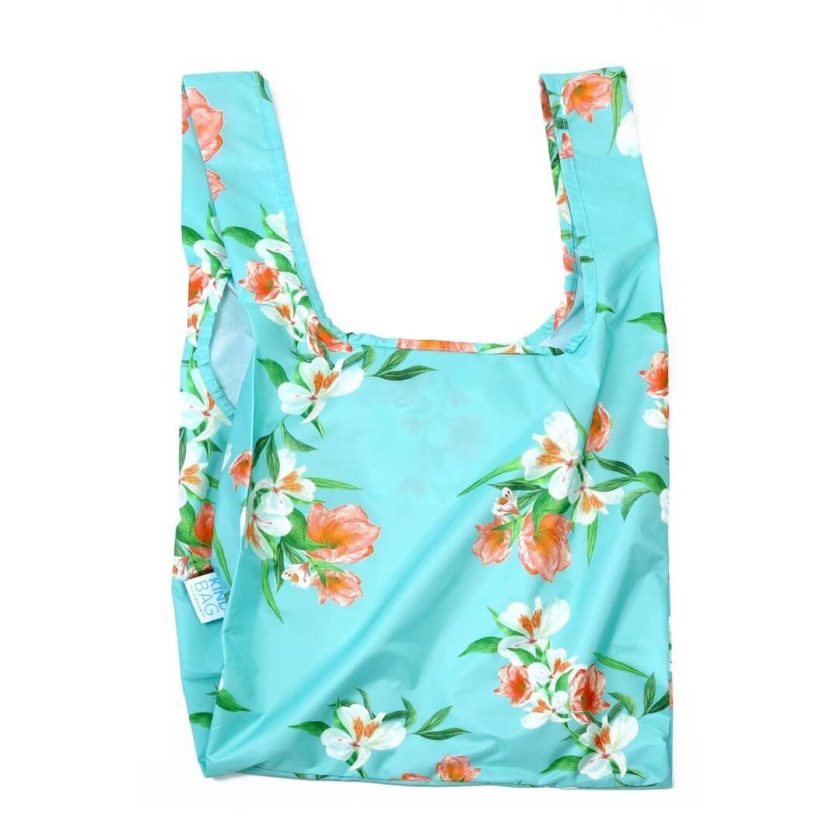 OhMart Kind Bag 100% recycled reusable bag (M) - Floral 1