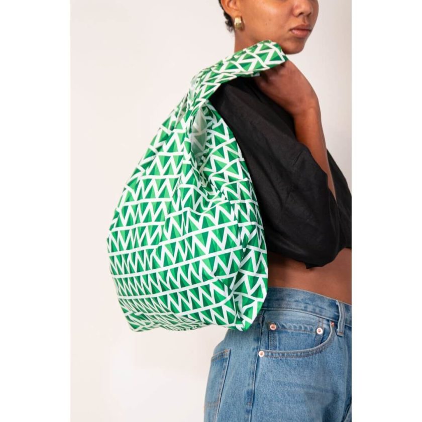 OhMart Kind Bag 100% recycled reusable bag (M) - Mint 4