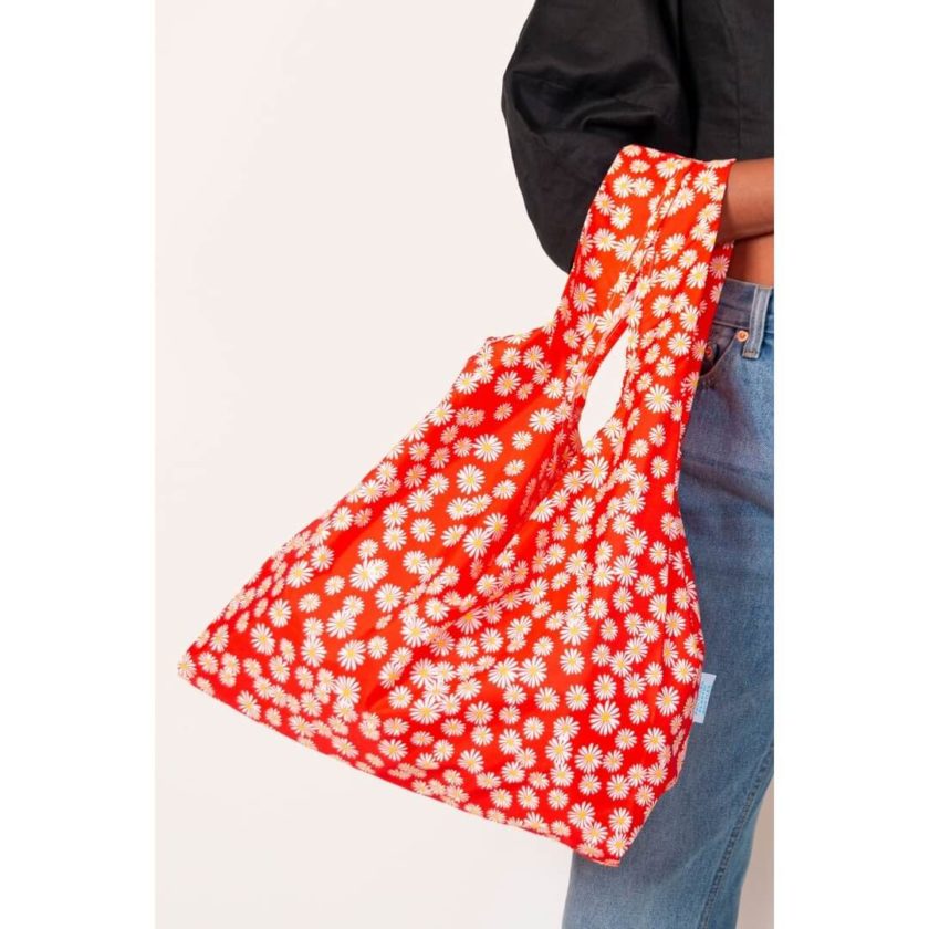 OhMart Kind Bag 100% recycled reusable bag (M) - Daisy 5