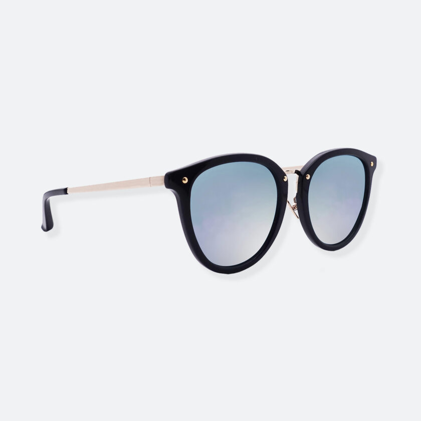 OhMart People By People - Round Acetate & Metal Sunglasses ( Non Disappear - Blue ) 3