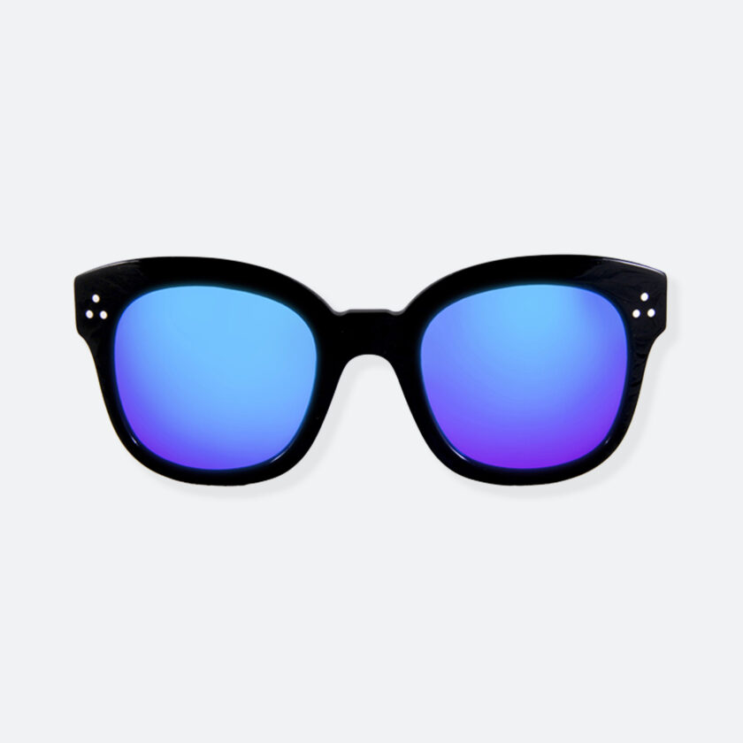 OhMart People By People - Wayfarer Bold Frame Acetate Sunglasses ( JFF010 - Black ) 1
