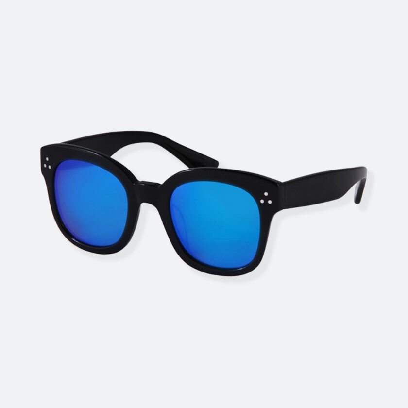 OhMart People By People - Wayfarer Bold Frame Acetate Sunglasses ( JFF010 - Black ) 3