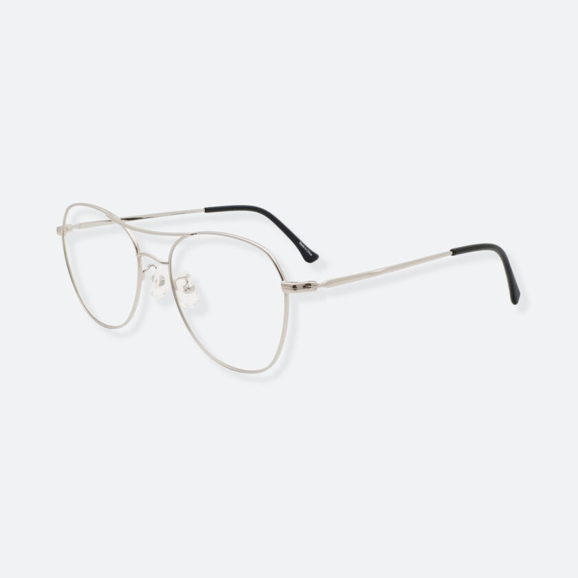OhMart Textura – Aviator Metal Optical Glasses ( TMM029 - Silver ) 2