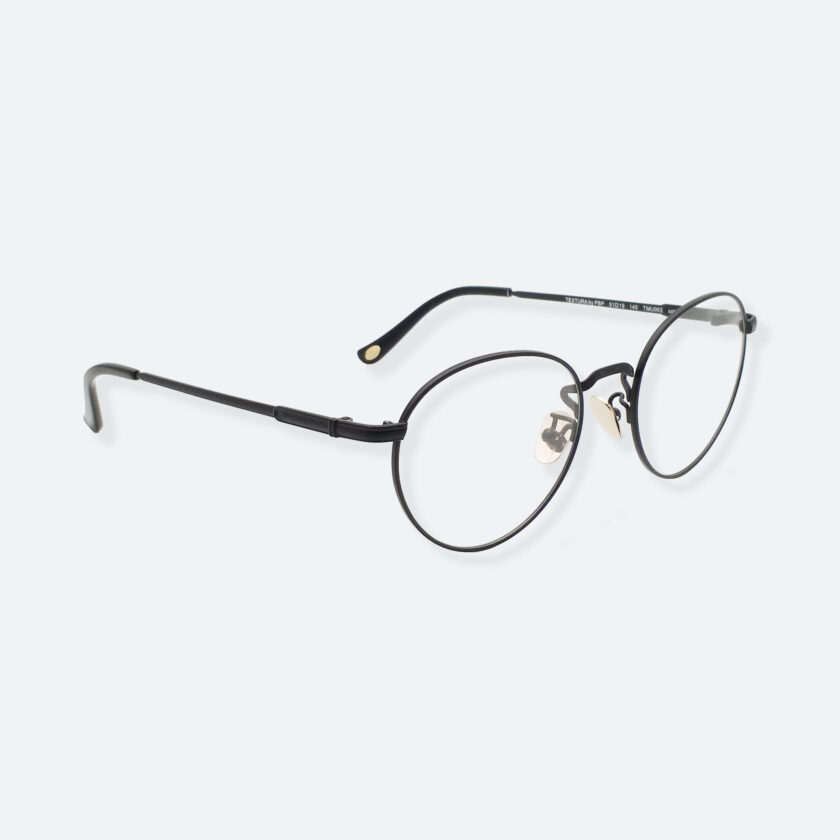 OhMart Textura - Hexagonal Oval Metal Optical Glasses ( TMU002 - Black ) 3