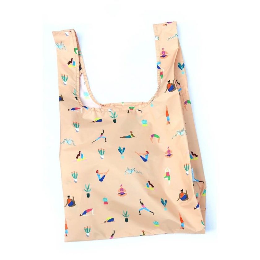 OhMart Kind Bag 100% recycled reusable bag (M) - Yoga Girls 1