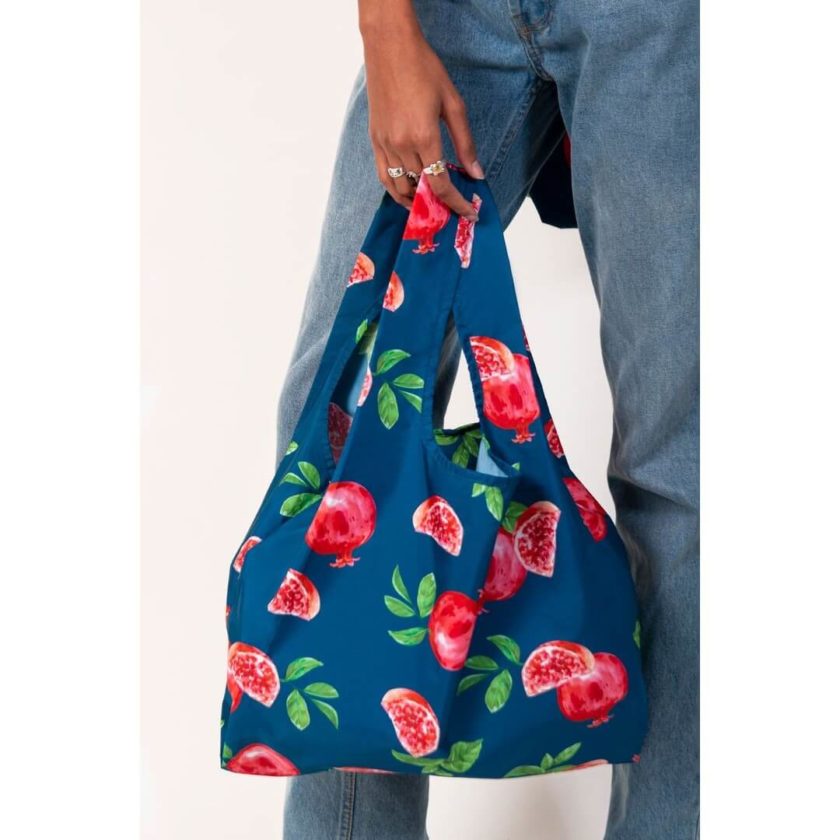 OhMart Kind Bag 100% recycled reusable bag (M) - Pomegranate 4