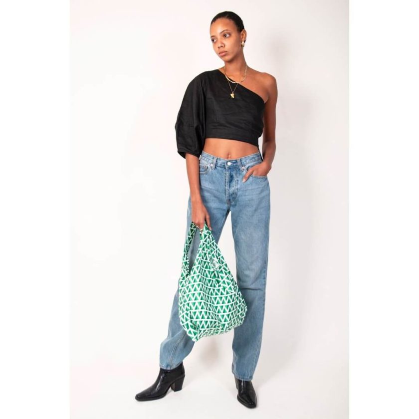OhMart Kind Bag 100% recycled reusable bag (M) - Mint 3