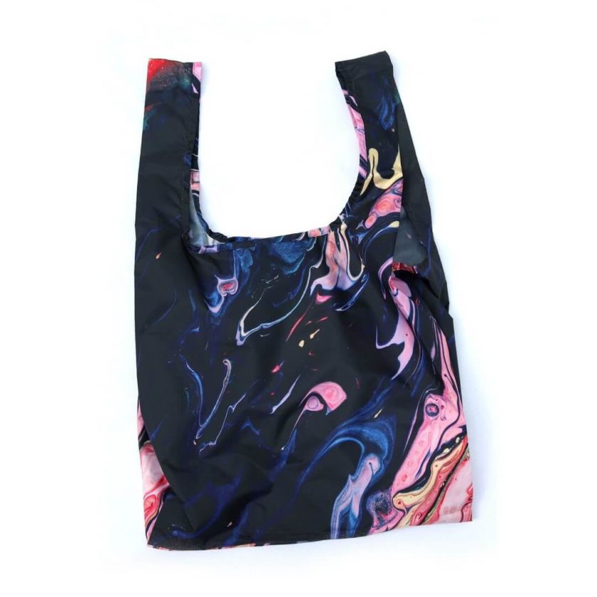 OhMart Kind Bag 100% recycled reusable bag (M) - Galaxy Marble 1
